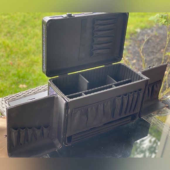 SEPHORA COLLECTION Dark Rainbow Large Traincase RARE Limited Edition Mak… - Picture 9 of 12